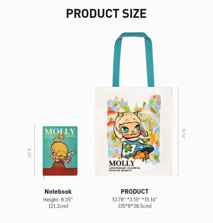 Statui aniversare MOLLY Classical Retro Seria 2 – Geantă de pânză
