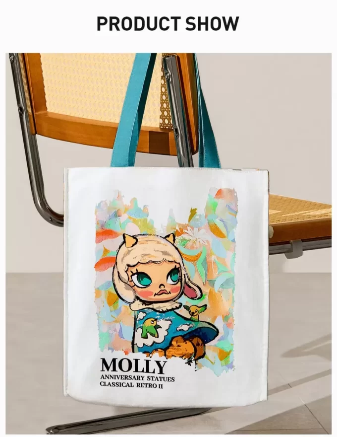 Statui aniversare MOLLY Classical Retro Seria 2 – Geantă de pânză