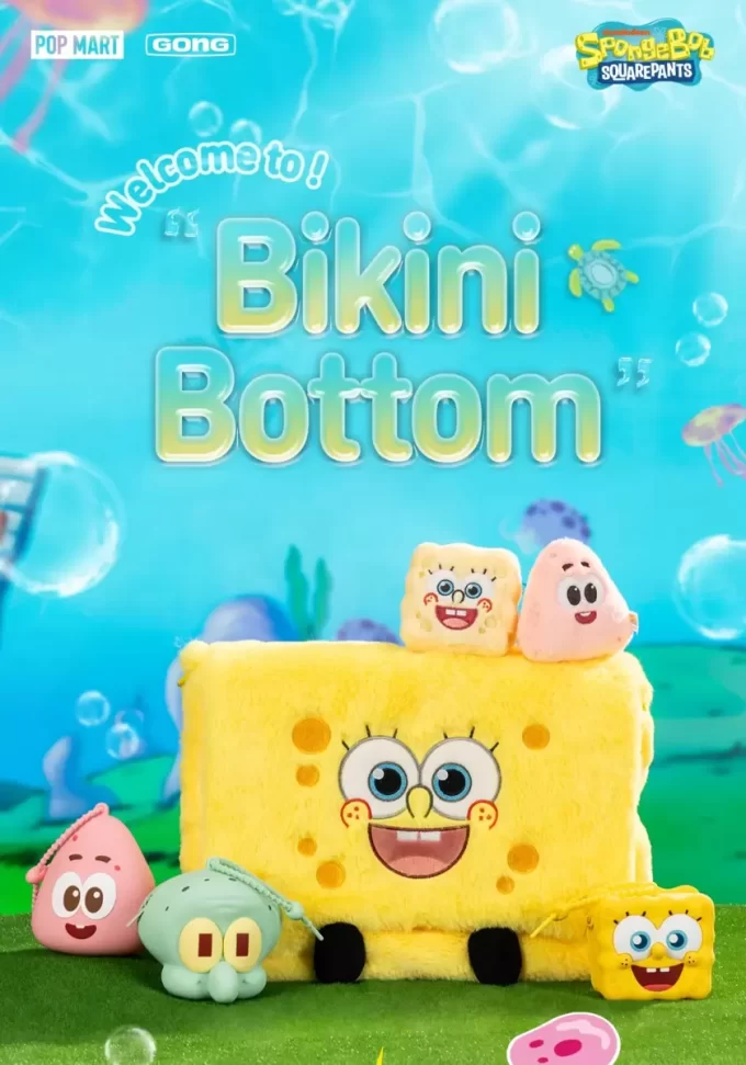 Geantă de depozitare cu fundul bikiniului SpongeBob