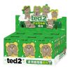 Ted2 Ursuleț de Pluș cu Pandantiv, Cutie Sigilată (6 Cutii Operculse)